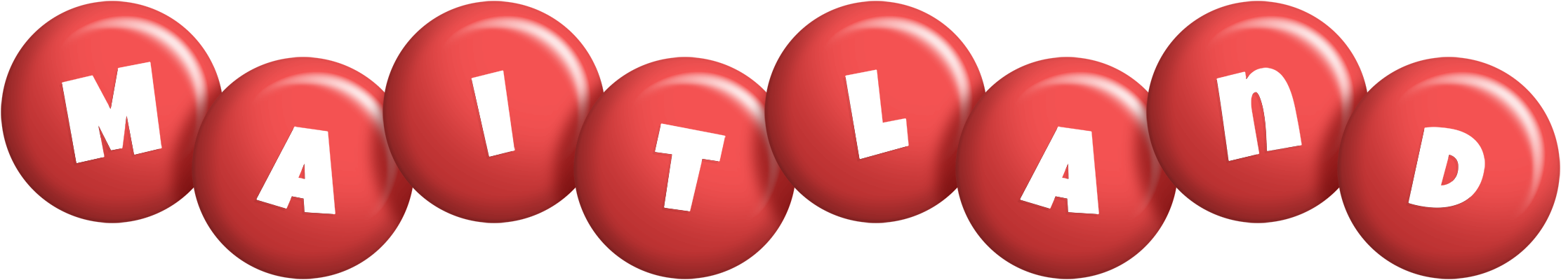 Maitland candy-red logo