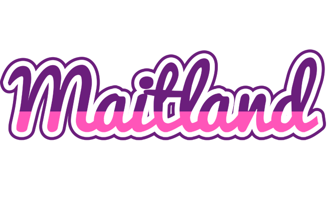 Maitland cheerful logo