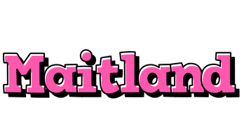 Maitland girlish logo