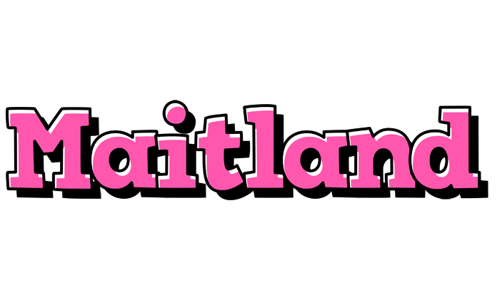Maitland girlish logo