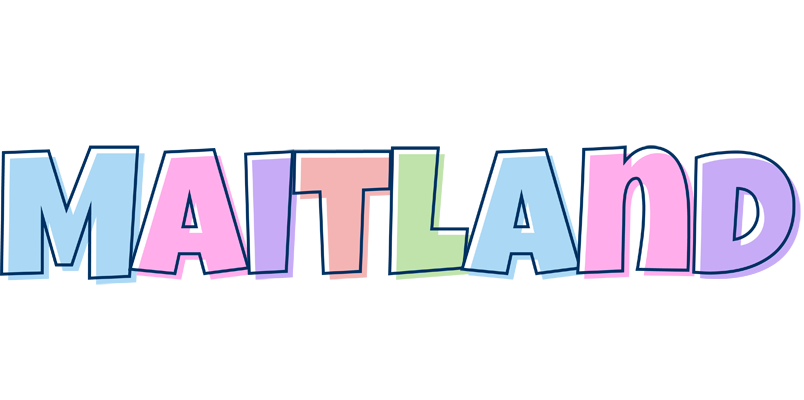 Maitland pastel logo