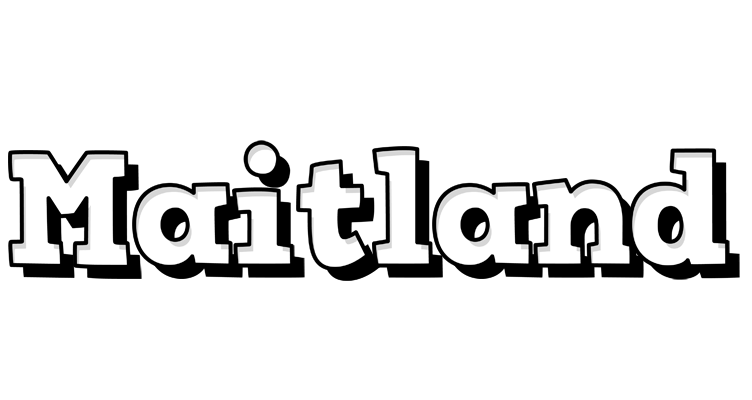 Maitland snowing logo