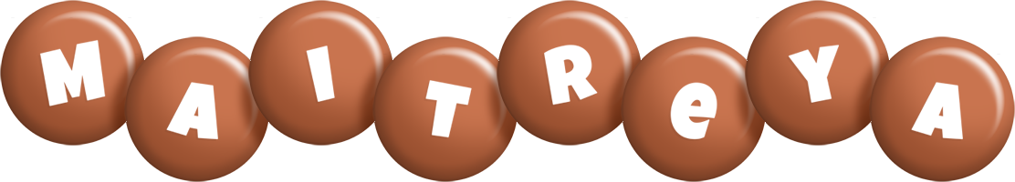 Maitreya candy-brown logo