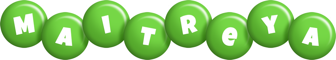 Maitreya candy-green logo
