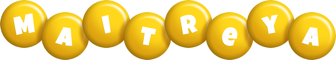 Maitreya candy-yellow logo