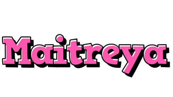 Maitreya girlish logo