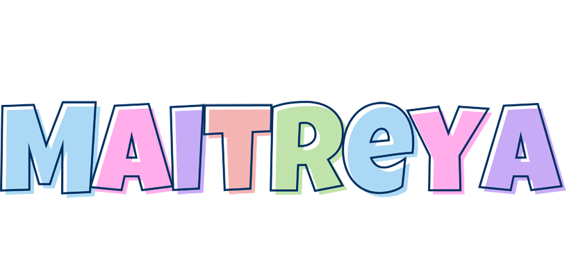 Maitreya pastel logo