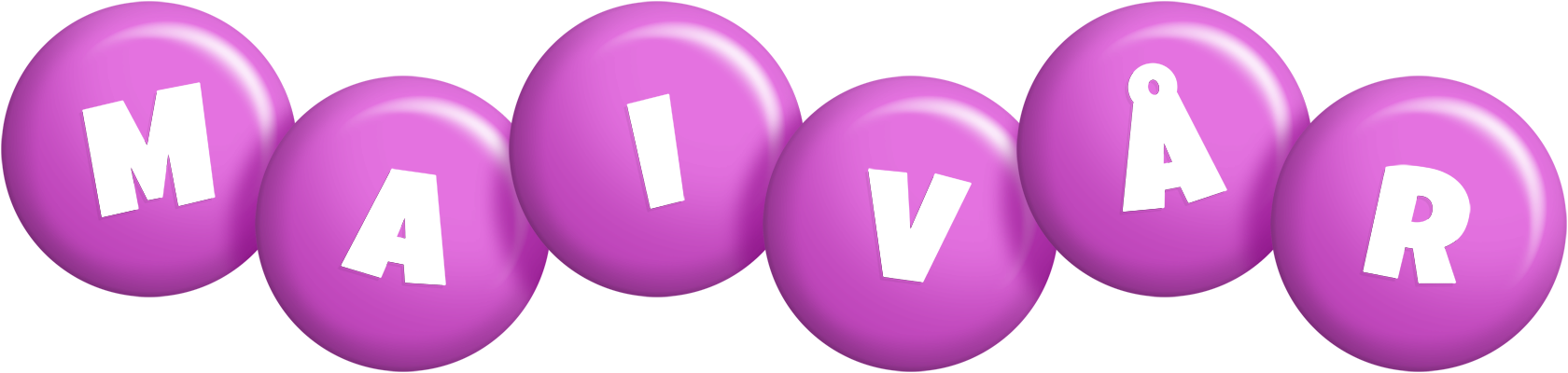 Maivår candy-purple logo
