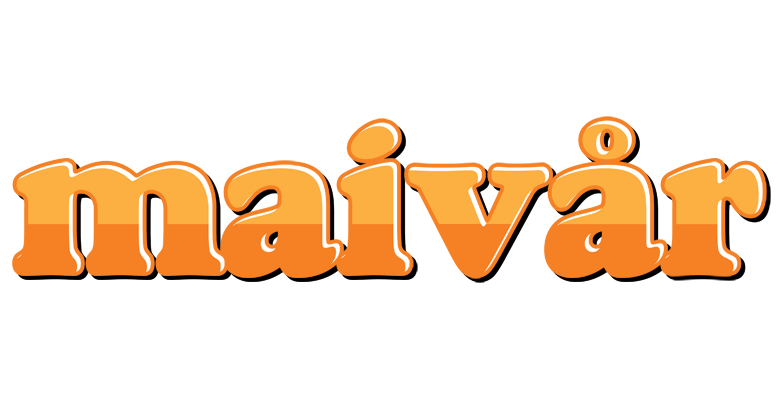 Maivår orange logo