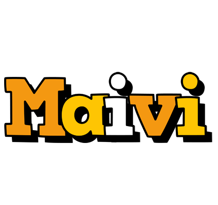 Maivi cartoon logo