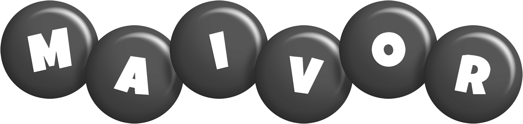 Maivor candy-black logo