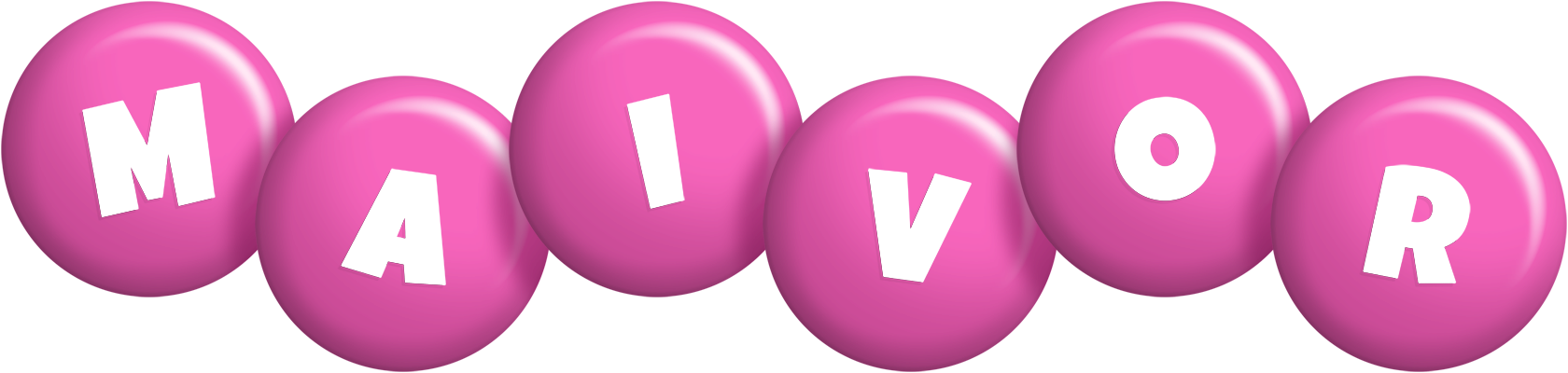 Maivor candy-pink logo