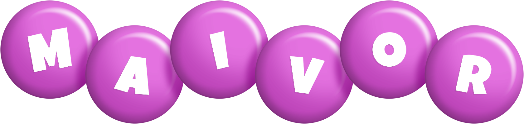 Maivor candy-purple logo