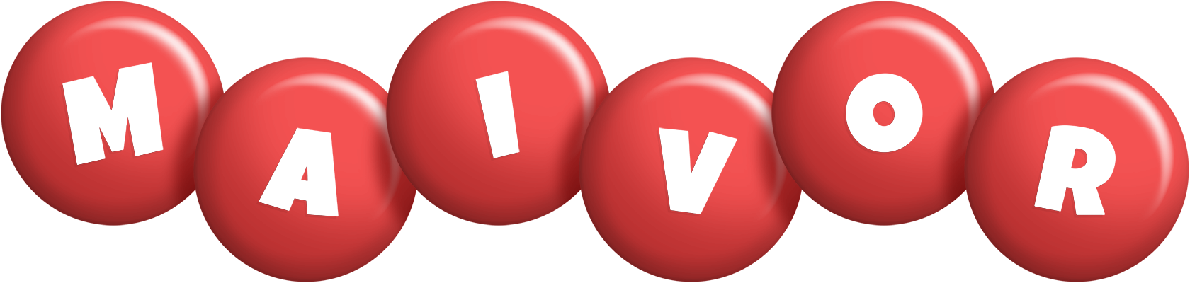 Maivor candy-red logo