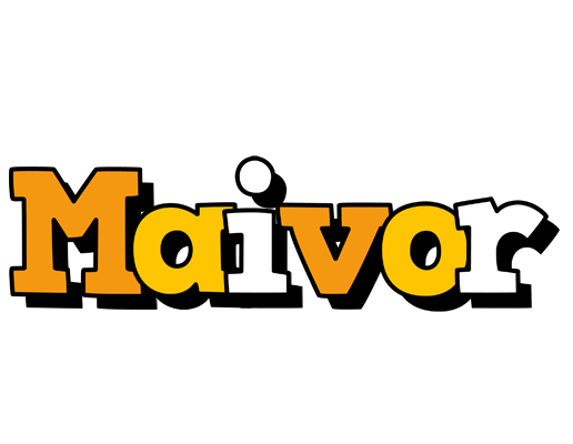 Maivor cartoon logo