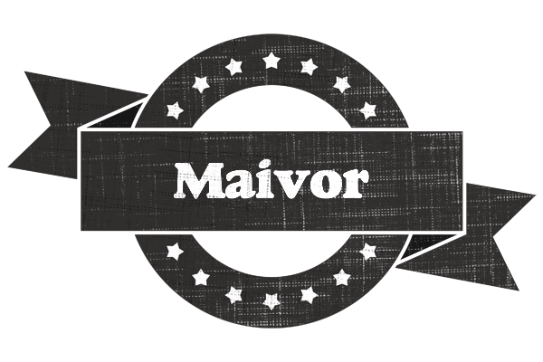 Maivor grunge logo