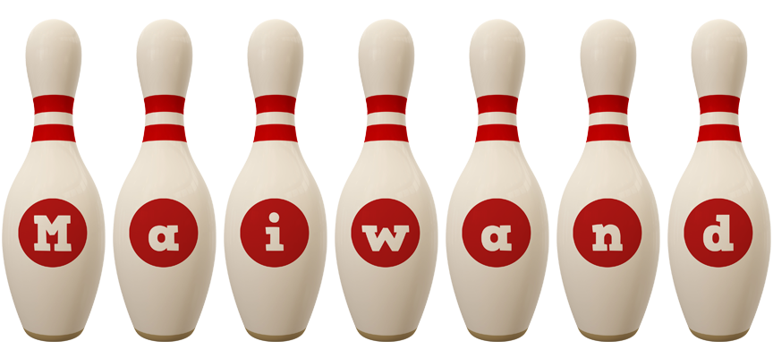 Maiwand bowling-pin logo