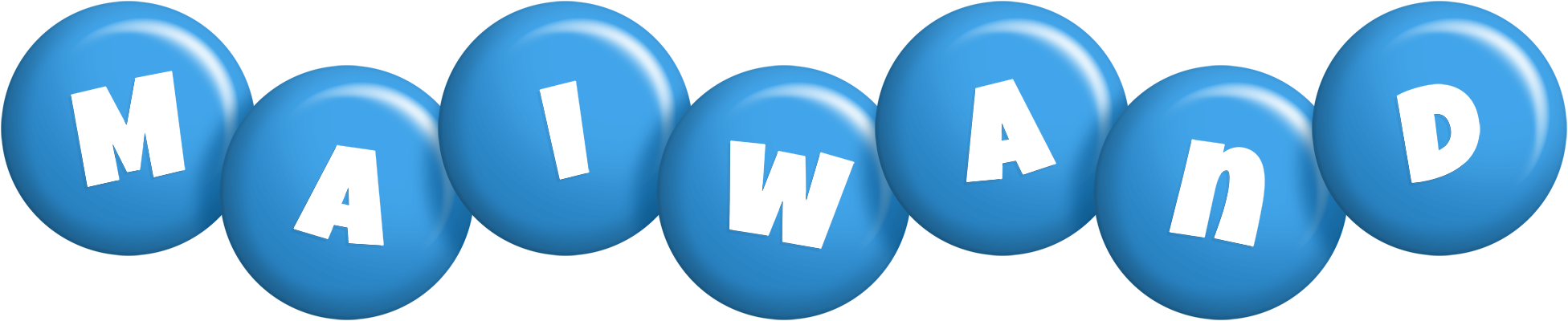 Maiwand candy-blue logo