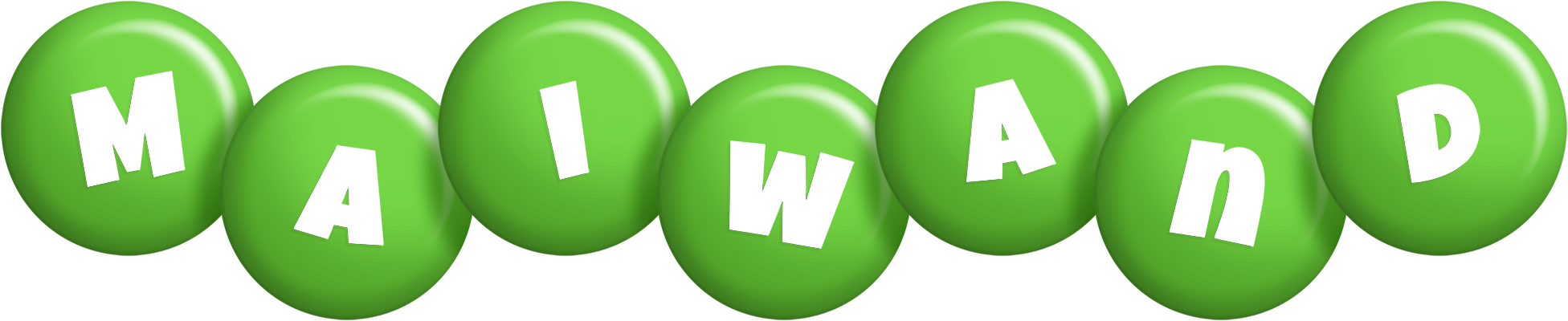 Maiwand candy-green logo