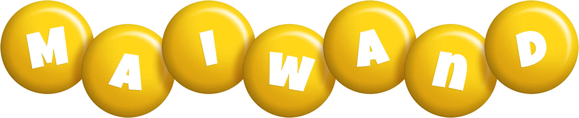 Maiwand candy-yellow logo