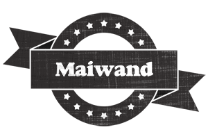 Maiwand grunge logo