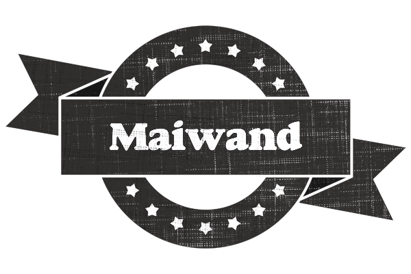 Maiwand grunge logo