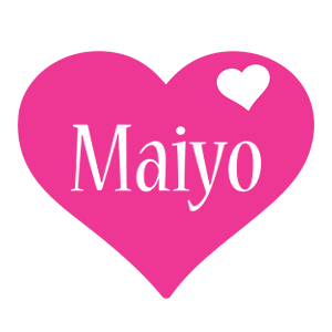 Maiyo love-heart logo