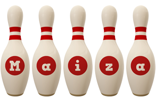 Maiza bowling-pin logo