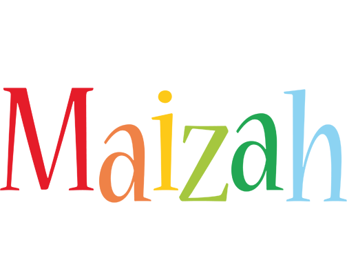 Maizah birthday logo