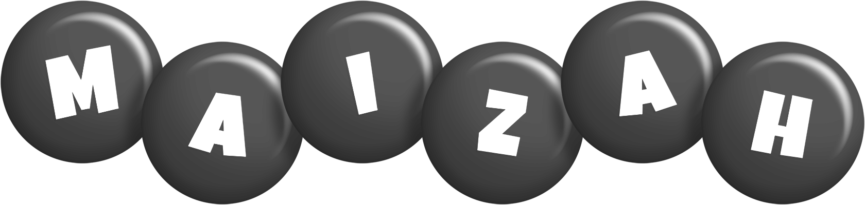 Maizah candy-black logo