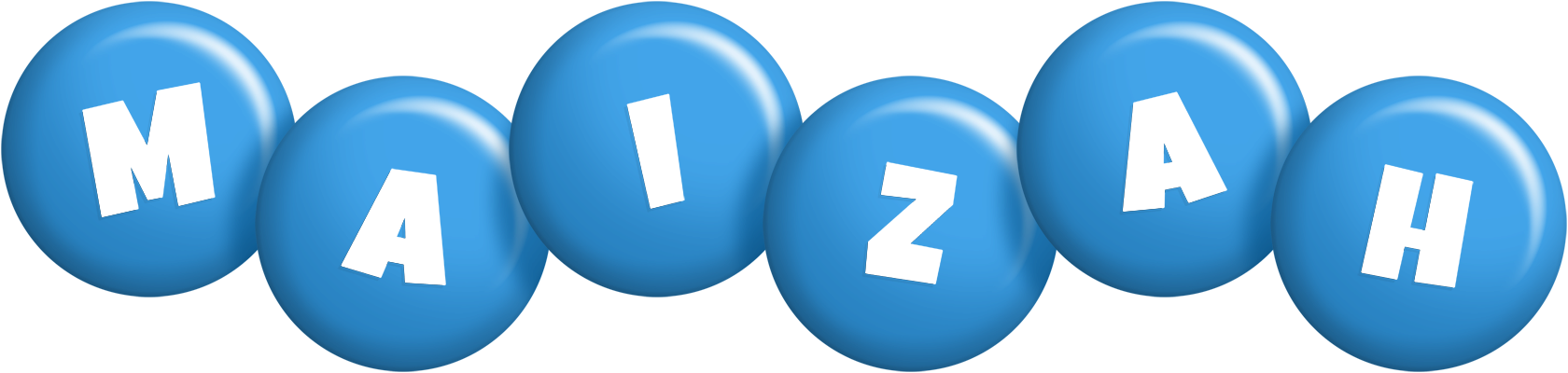 Maizah candy-blue logo