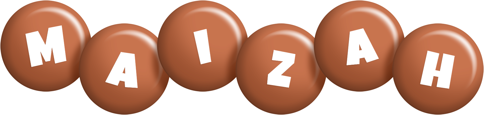 Maizah candy-brown logo