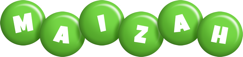 Maizah candy-green logo