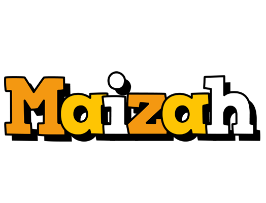 Maizah cartoon logo