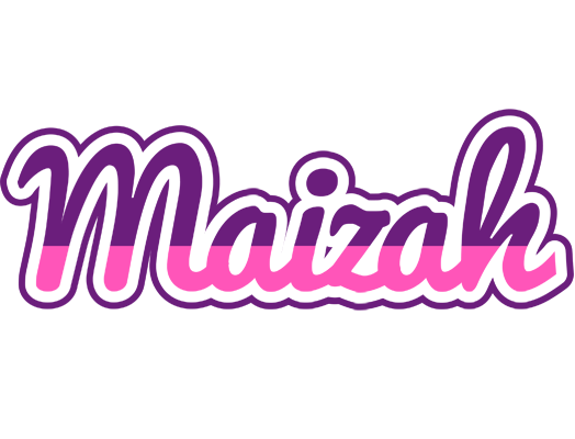 Maizah cheerful logo