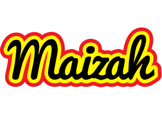 Maizah flaming logo