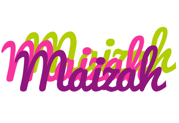 Maizah flowers logo
