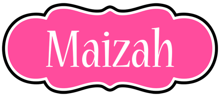 Maizah invitation logo