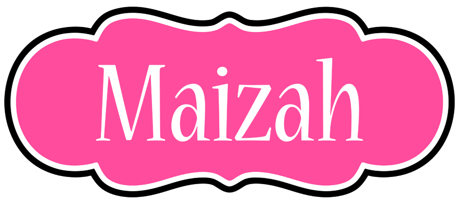 Maizah invitation logo