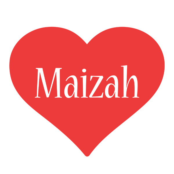 Maizah love logo