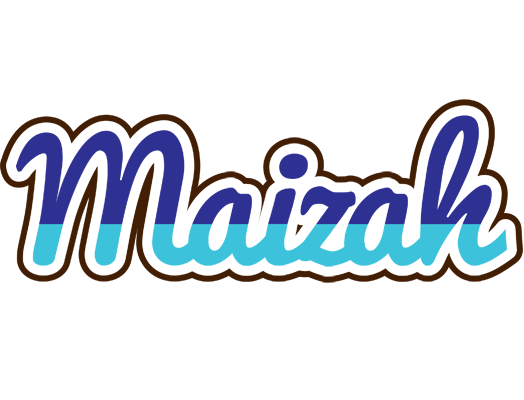 Maizah raining logo