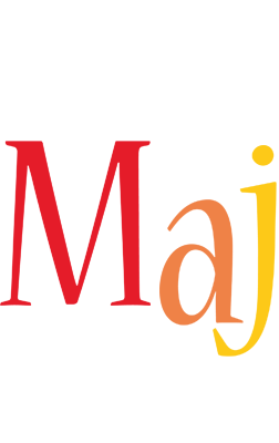 Maj birthday logo