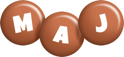 Maj candy-brown logo