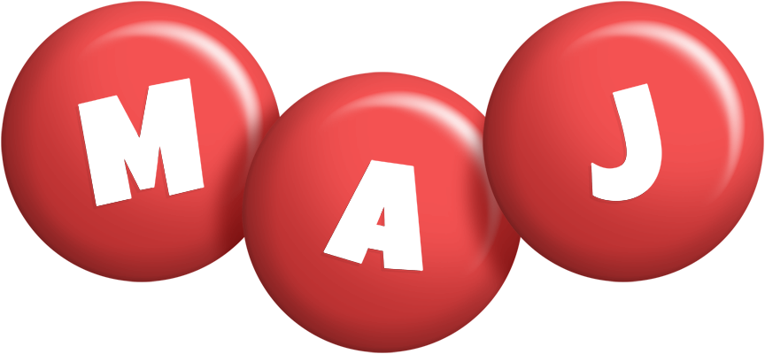 Maj candy-red logo