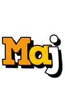 Maj cartoon logo