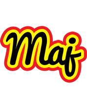 Maj flaming logo