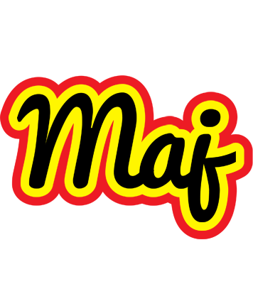 Maj flaming logo
