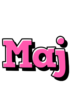 Maj girlish logo