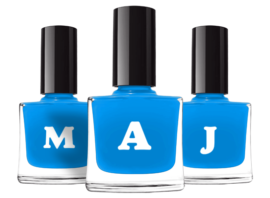 Maj glossy logo