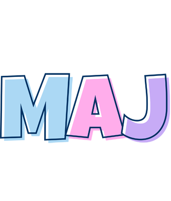 Maj pastel logo